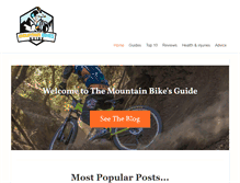 Tablet Screenshot of mountainbikesguide.com